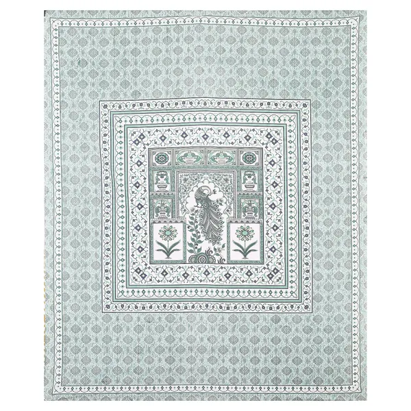 Green_Cotton_Royal_Peacock_Harmony_Double_Bedsheet_With_Pillow_Cover